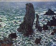 Claude Monet Rocks at Belle-lle Sweden oil painting artist